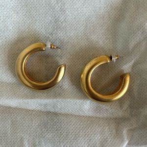 Kenneth Jay Lane gold hoops
